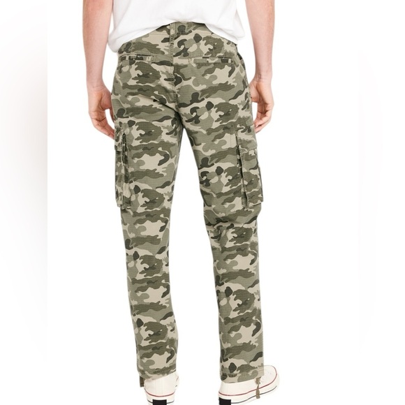 Old Navy Mens Loose Taper Cargo Ripstop Pants 46X34 Camo built-in flex comfort - Picture 3 of 6